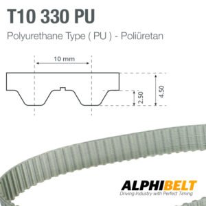 T10 330 Poliüretan Zaman Kayışı